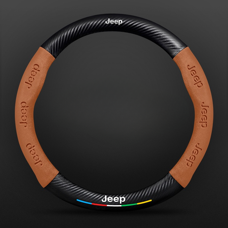 TrackVibe | Κάλυμμα τιμονιού από και σουέτ carbon - Anti-slip and wear-resistant-GR