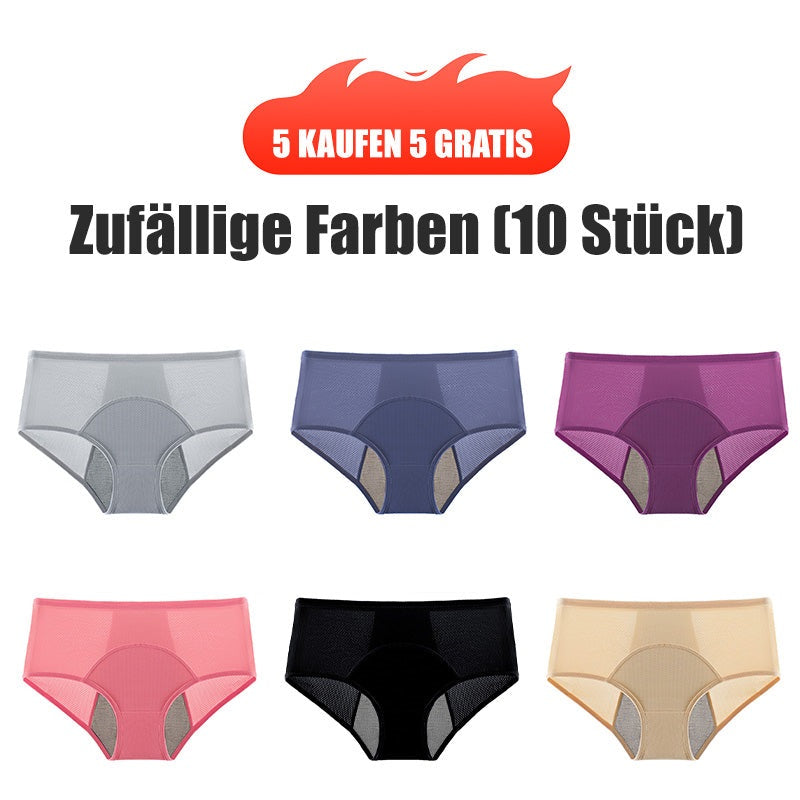 (L-8XL)🌸Pirk 2, gauk 1 nemokamai🔥Moteriški aukšto juosmens nepralaidūs apatiniai👙-LT