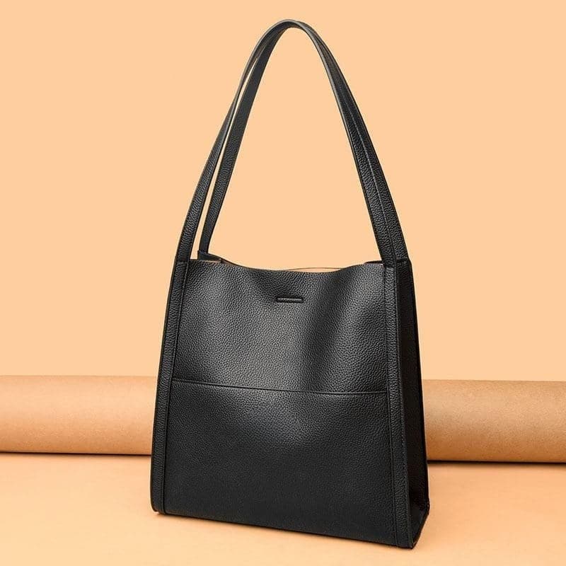 🥳👜Απλό bolso monocromo de piel💝