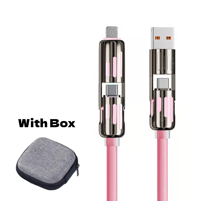 🔥Καλή φόρτιση USB 4 σε 1, Γρήγορη φόρτιση⚡-GR