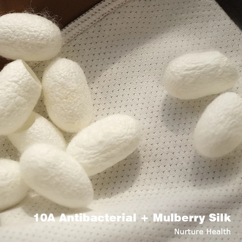 (3 τεμ.) Elegant Ice Silk Ανδρικά Εσώρουχα από την Mulberry Silk Αντιμικροβιακά Ανδρικά Μποξεράκια-LT