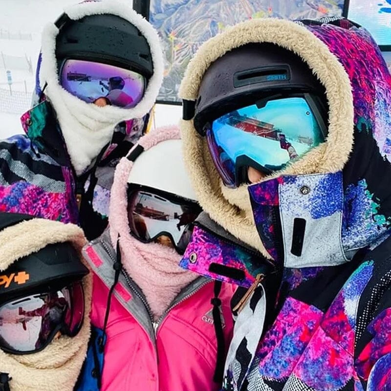 🏂Κασκόλ με κουκούλα που προστατεύει από τον αέρα και το κρύο✨✨✨-LT