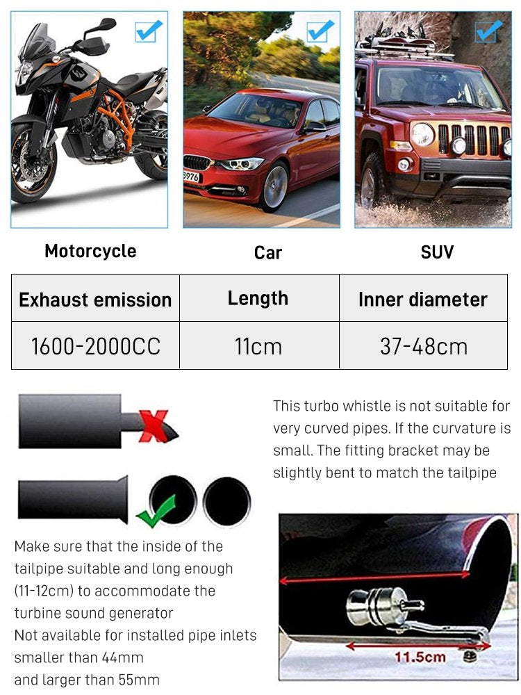 Výfukové potrubie nadmerné riasť výrobcu (auto a motocykle)