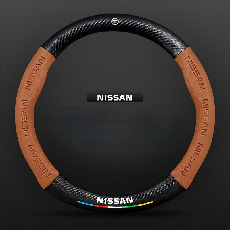 TrackVibe | Κάλυμμα τιμονιού από και σουέτ carbon - Anti-slip and wear-resistant-GR