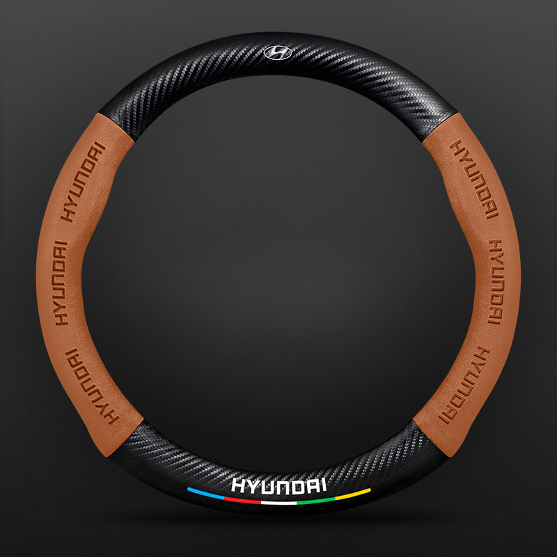 TrackVibe | Κάλυμμα τιμονιού από και σουέτ carbon - Anti-slip and wear-resistant-GR