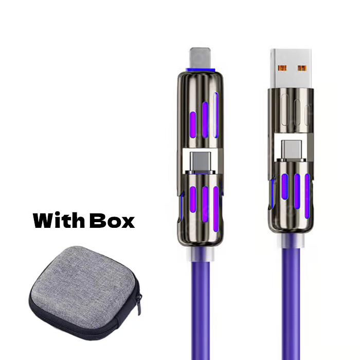 🔥Καλή φόρτιση USB 4 σε 1, Γρήγορη φόρτιση⚡-GR