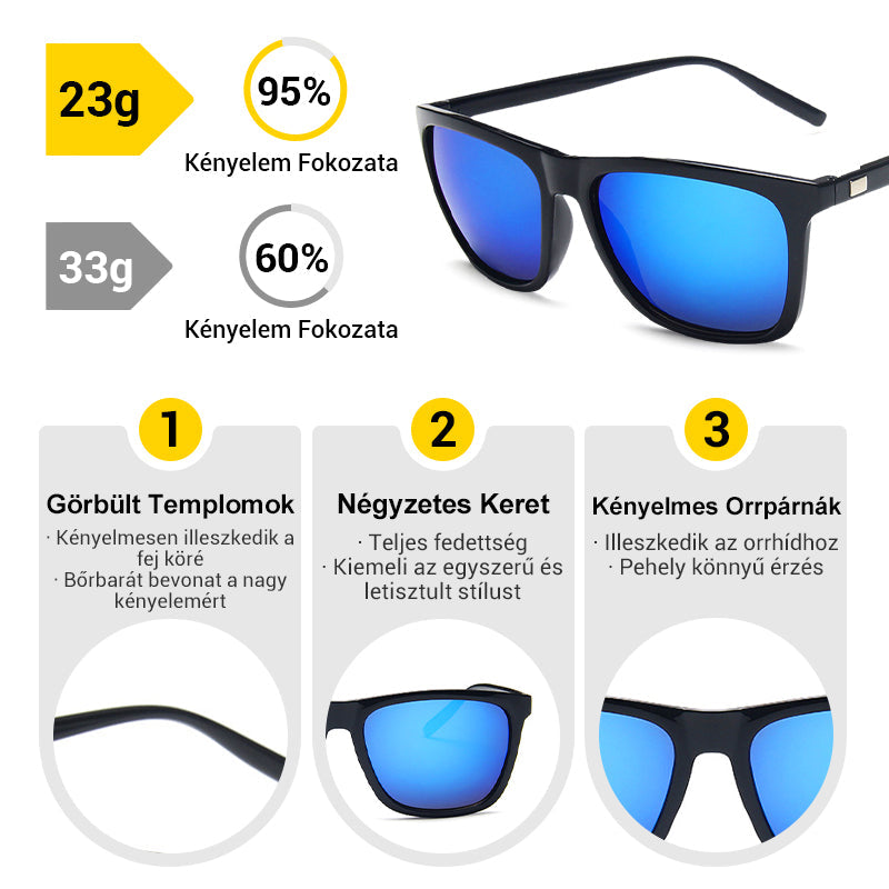 👓 Μοντέρνα ανοιχτόχρωμα γυαλιά ηλίου για άνδρες-GR
