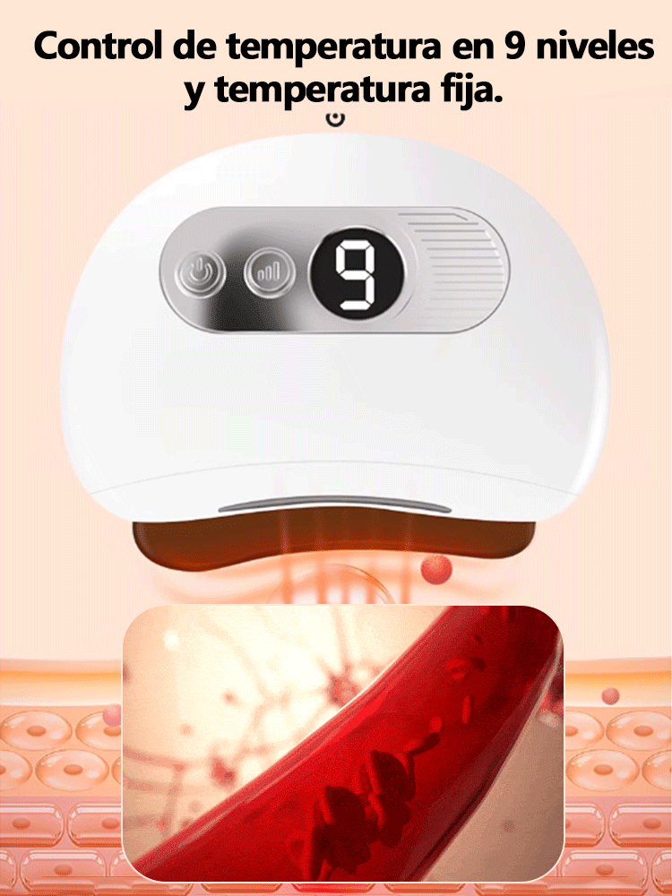 El dispositivo eléctrico inteligente gua sha alivia la fatigue facial-ES