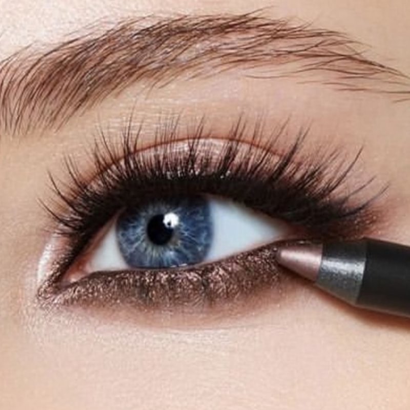 Μολύβι 15 χρώματα Highlighter Eyeshadow Pencil Αδιάβροχο Glitter Eye Shadow Στυλό μέζα