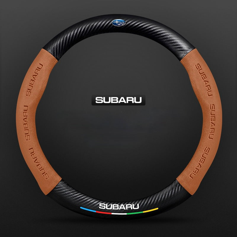 TrackVibe | Κάλυμμα τιμονιού από και σουέτ carbon - Anti-slip and wear-resistant-GR