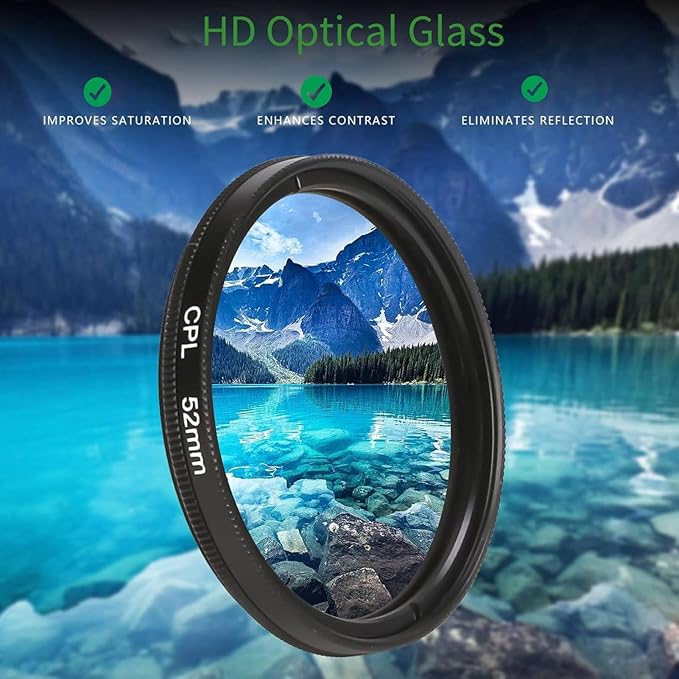 Φίλτρο Heysliy 52mm CPL για τηλέφωνο με κλιπ-LT