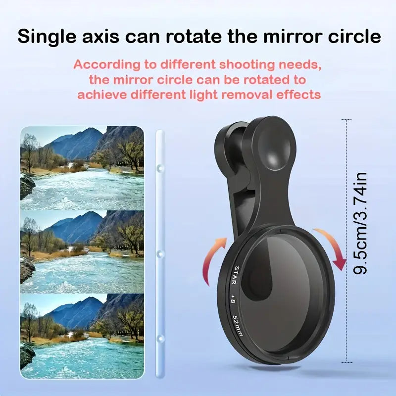 Φίλτρο Heysliy 52mm CPL για τηλέφωνο με κλιπ-LT