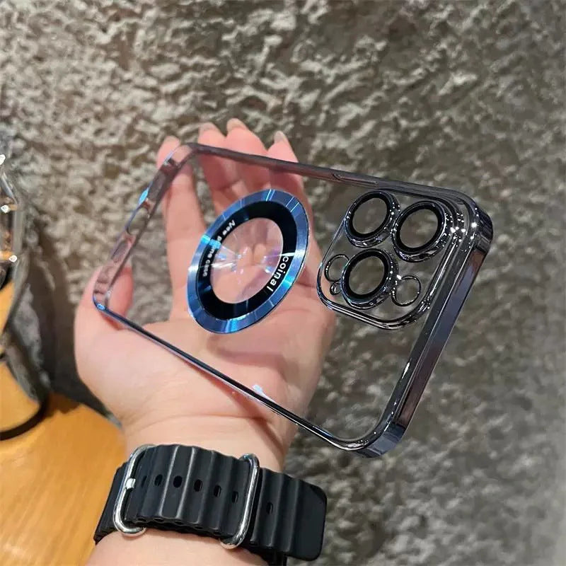 Priehladné magnetické puzdro na iPhone