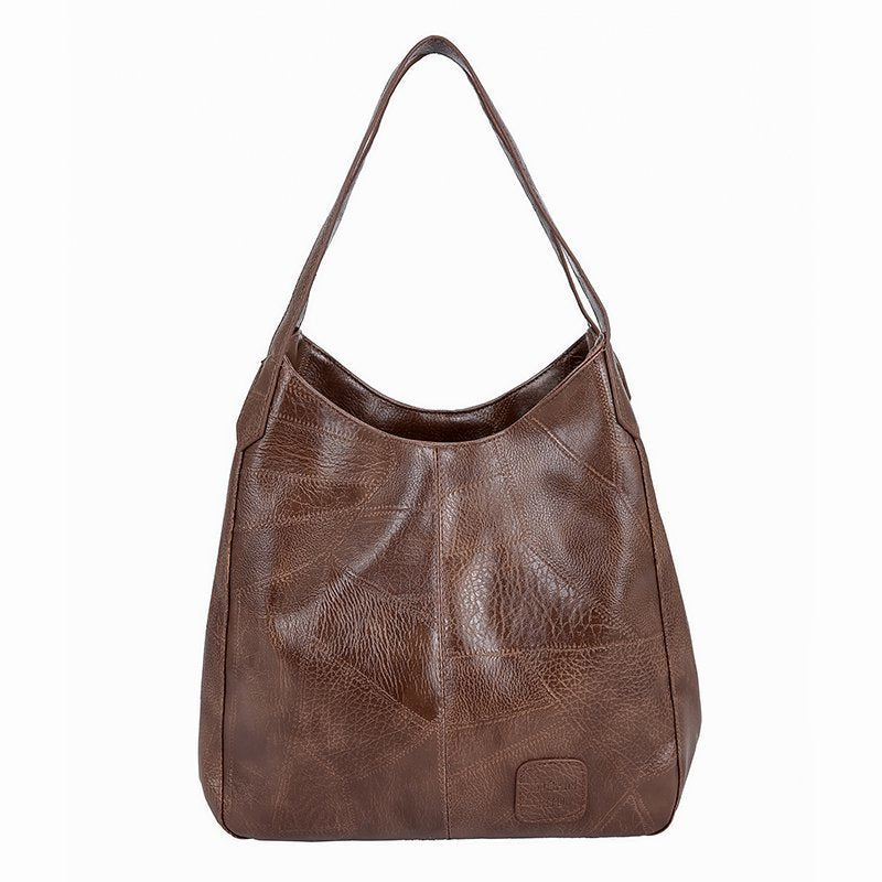 【🎊Νέα 2024】👜 Γυναικείες τσάντες ώμου σε vintage στυλ από μαλακό δέρμα με μεγάλη χωρητικότητα GR