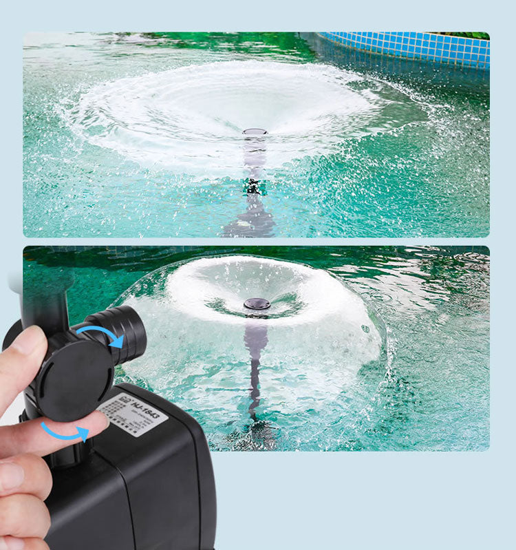 ⛲Ανθεκτική ρυθμιζόμενη αντλία γενικής χρήσης πίσω από το σιντριβάνι🐳