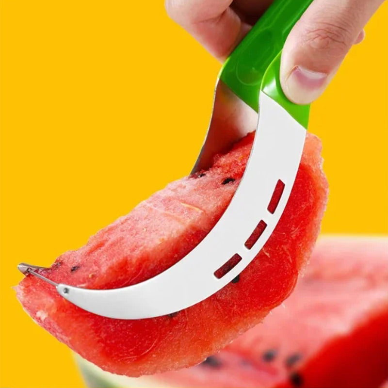 🍉🔪Πολυλειτουργικός κόφτης φρούτων από ανοξείδωτο ατσάλι