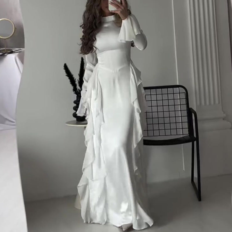 【✨Τέλεια χονάτητητα】👗 Τόρεμα με φουσκωτά μανίκια