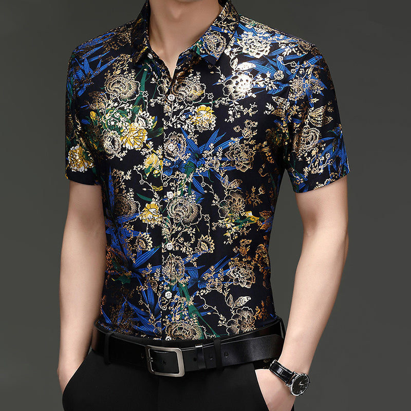 Ανδρικό T-shirt Ice Silk Hot Gold