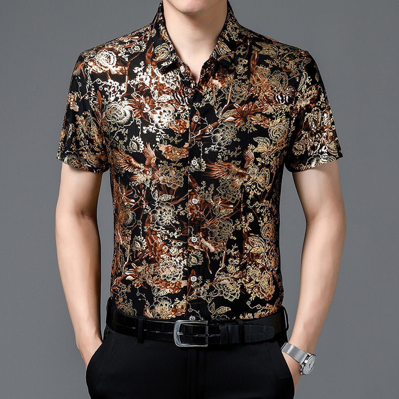 Ανδρικό T-shirt Ice Silk Hot Gold