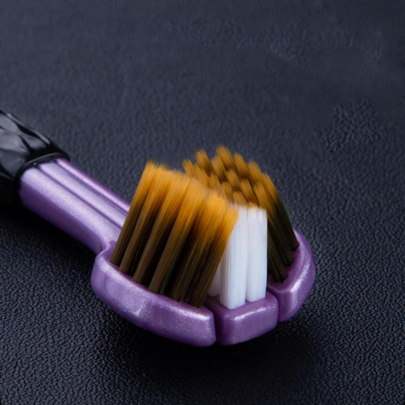 🦷 Η οδοντωτή βούρτσα έχει τρία άκρα, επομένως μπορεί να χρησιμοποιηθεί από πολλές χτένες-SI