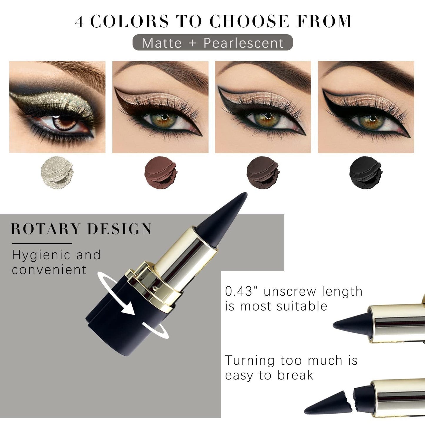 【✨Αγοράστε 1, πάρτε 1 δωρεάν】😍Ματ Eyeliner Γρήγορου Στεγνού-LT
