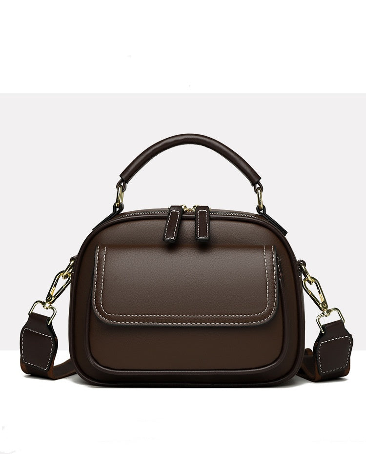 【🎊Νέα προϊόντα 30% έκπτωση】👜Κομψή τσάντα χιαστί δόστρος με φαρδύ λουράκη-GR