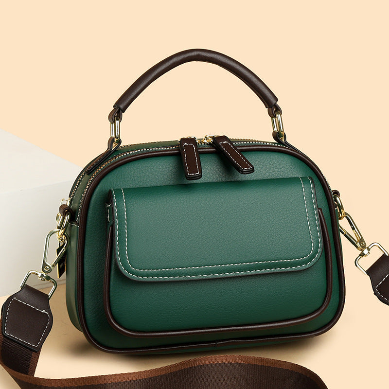 【🎊Νέα προϊόντα 30% έκπτωση】👜Κομψή τσάντα χιαστί δόστρος με φαρδύ λουράκη-GR