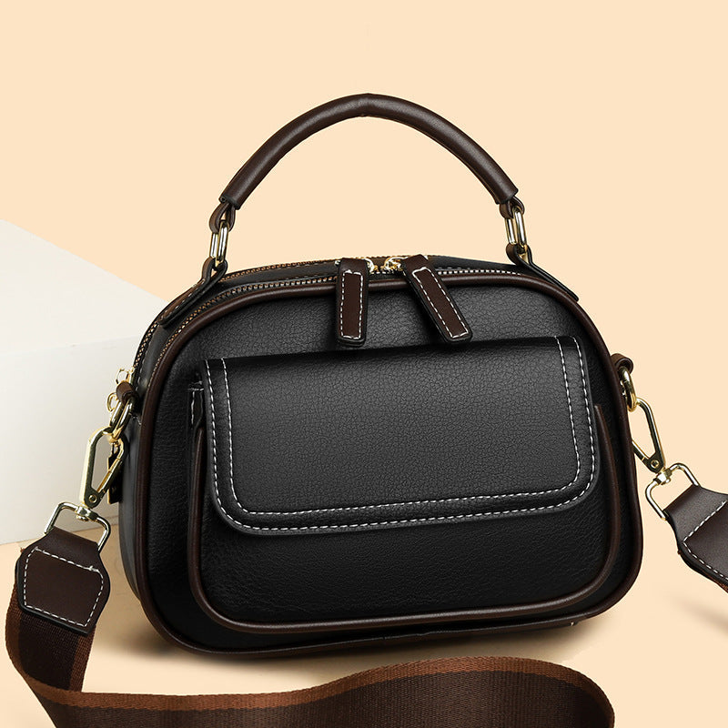 【🎊Νέα προϊόντα 30% έκπτωση】👜Κομψή τσάντα χιαστί δόστρος με φαρδύ λουράκη-GR