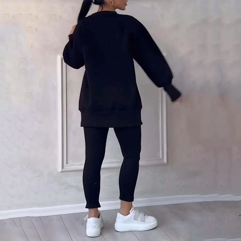 📦Nuevo precio special💖Sudadera de mujer con leggings para ocio-SP