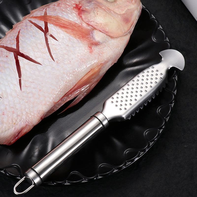 🐟Αφαιρετικό λέπια ψαριών από ανοξείδωτο ατσάλι-LT