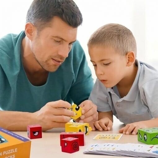 💖Horúca 50% zľava 💖 Rodinná hra na zmenu tváre 5D puzzle-SK