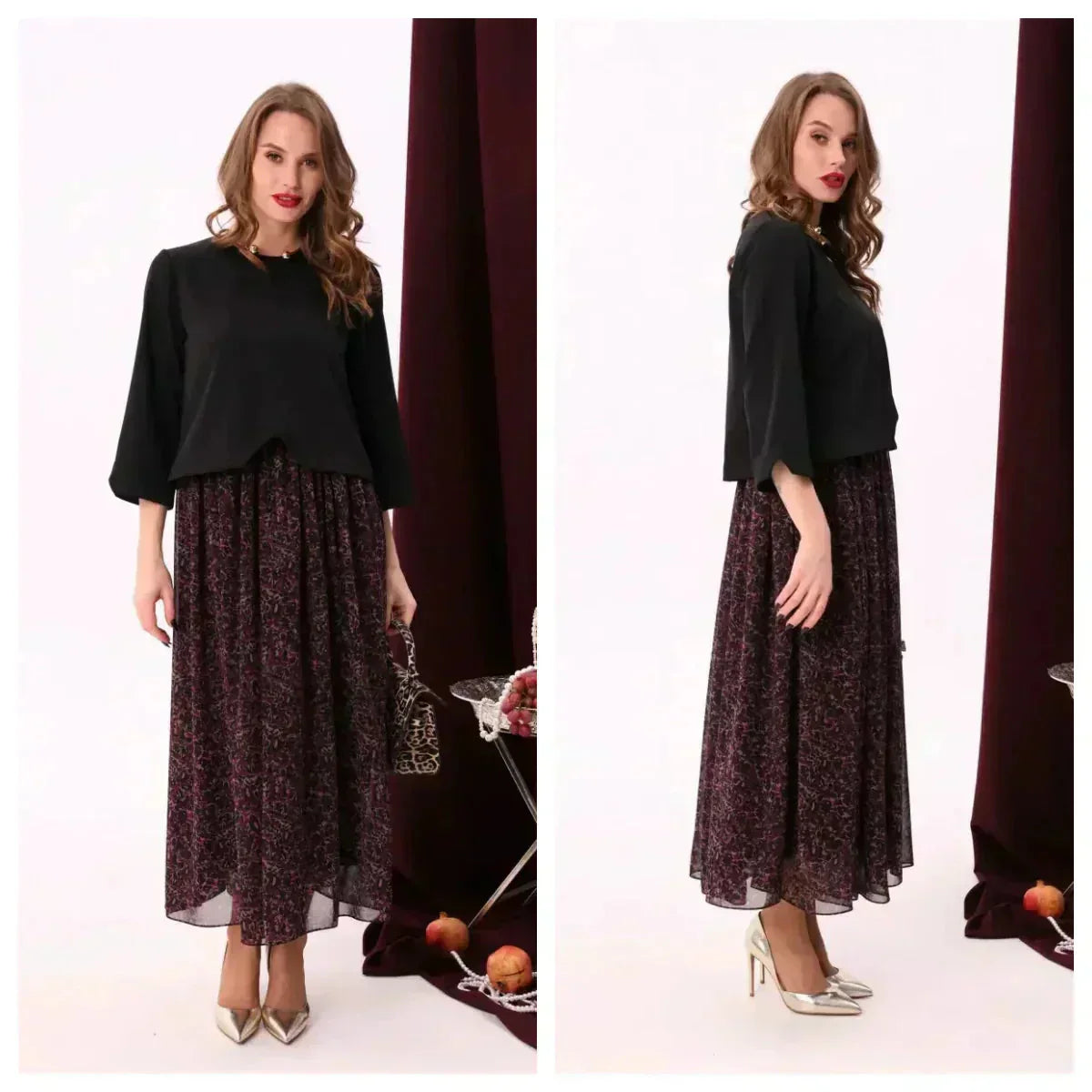 🔥Φόρεμα κομψό υψηλής ποιότητας-GR