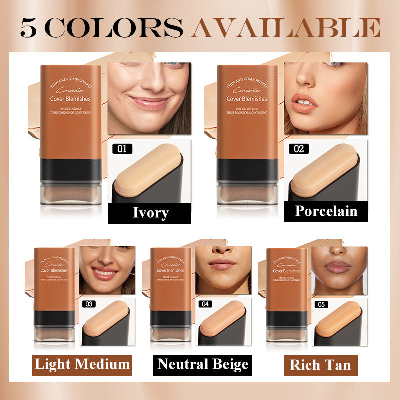 ✨ Foundation Stick Άμεσης Κάλυψης με Ενσωματωμένο Πινέλο-LT