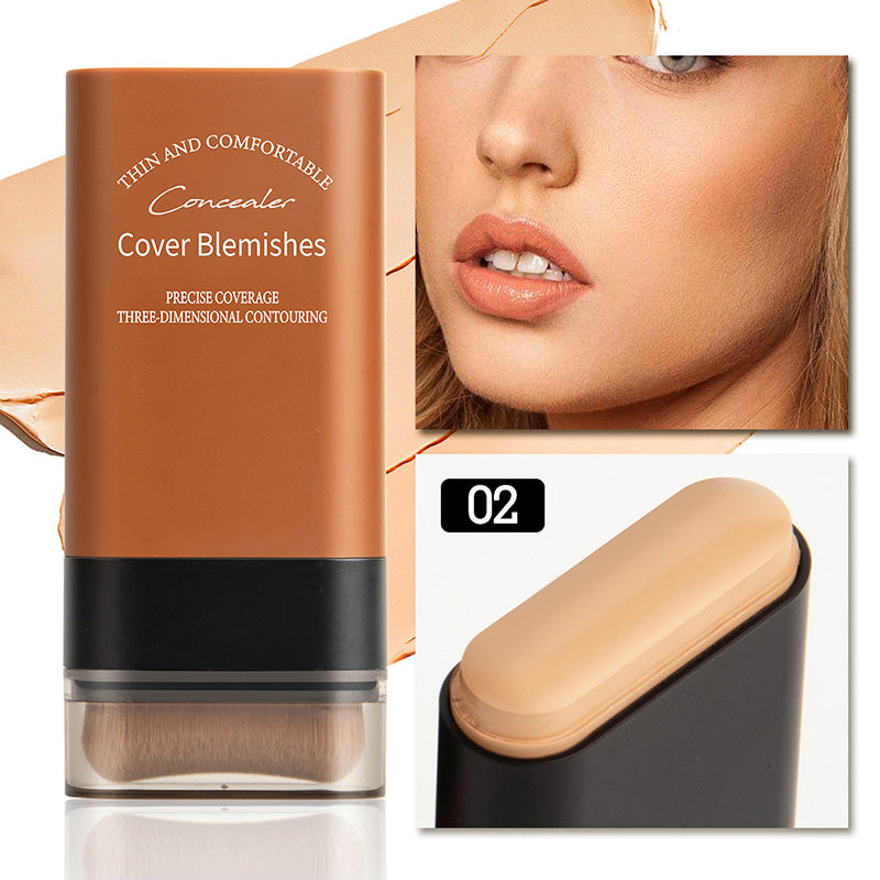 ✨ Foundation Stick Άμεσης Κάλυψης με Ενσωματωμένο Πινέλο-LT