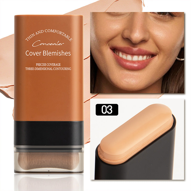 ✨ Foundation Stick Άμεσης Κάλυψης με Ενσωματωμένο Πινέλο-LT