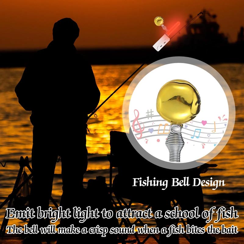 🎣 Φωτισμός καλαμιού σερέματος LED με σοινούνό συχα🐟-GR