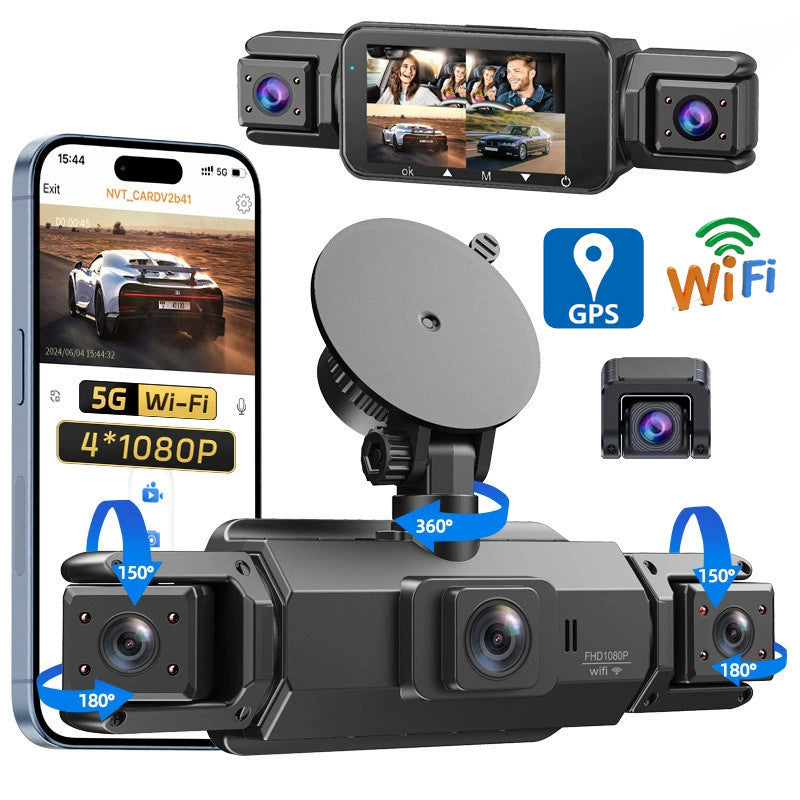 🔥4CH HD kamera do auta s nočným videním-SK