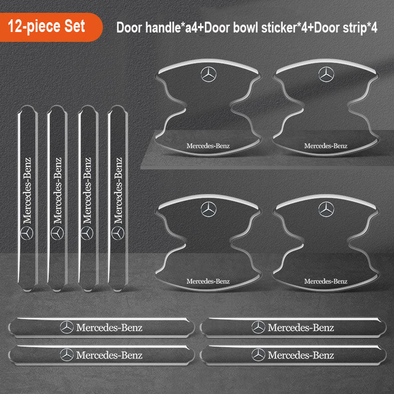 Sutirštinti automobilio durelių klijai su logotipu ✨8 vnt.✨--LT