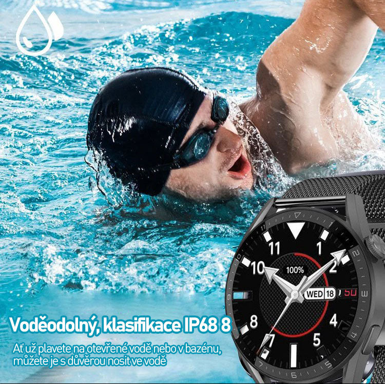 Reloj inteligente για την παρακολούθηση της γλυκόζης και το sangre sin dolor με τηλέφωνο Bluetooth 