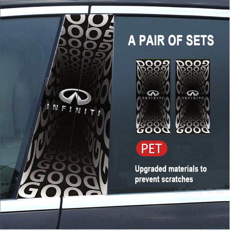 🔥Εκπτώσεις🔥Προστατευτική μεμβράνη HD για τροποποίηση κολόνας B αυτοκινήτου 2025 (2 τεμ.)-GR