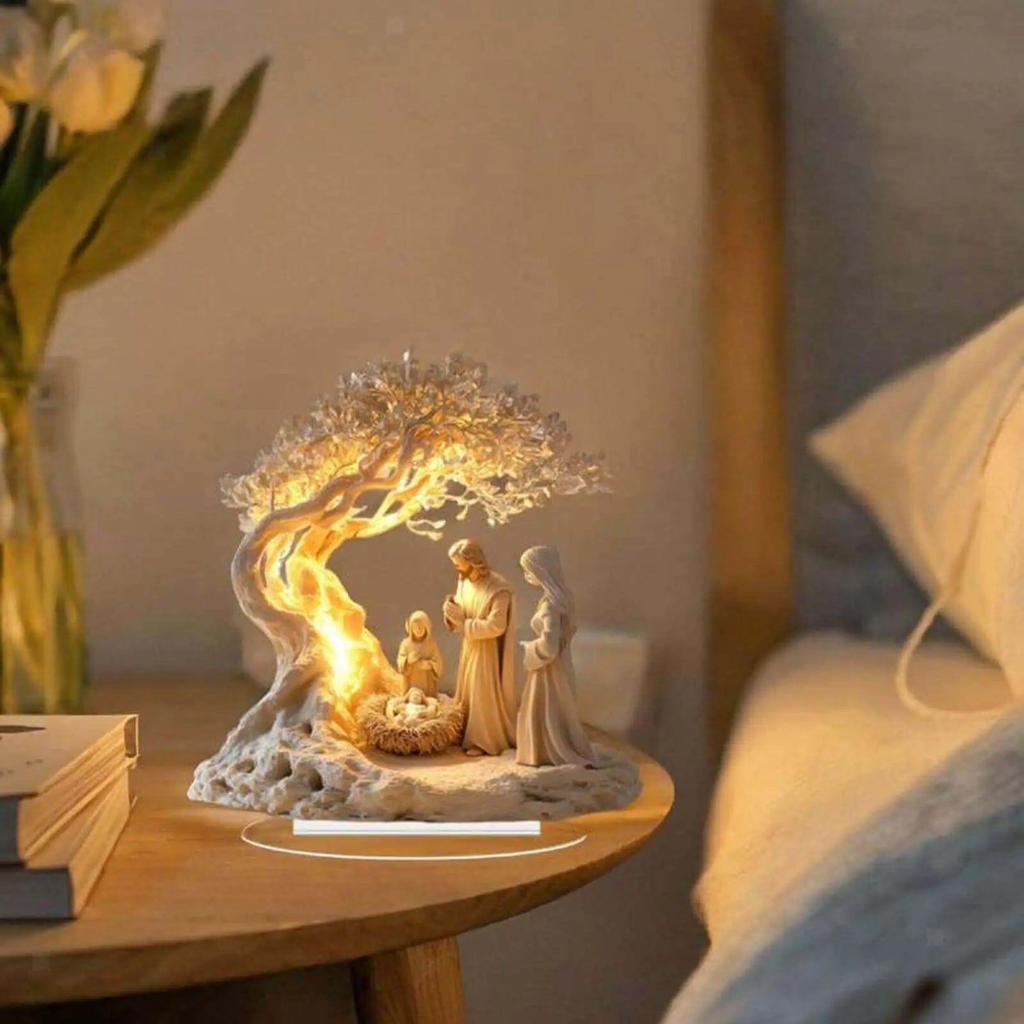 Gimimo scenos lempa Šventajai nakčiai-LT