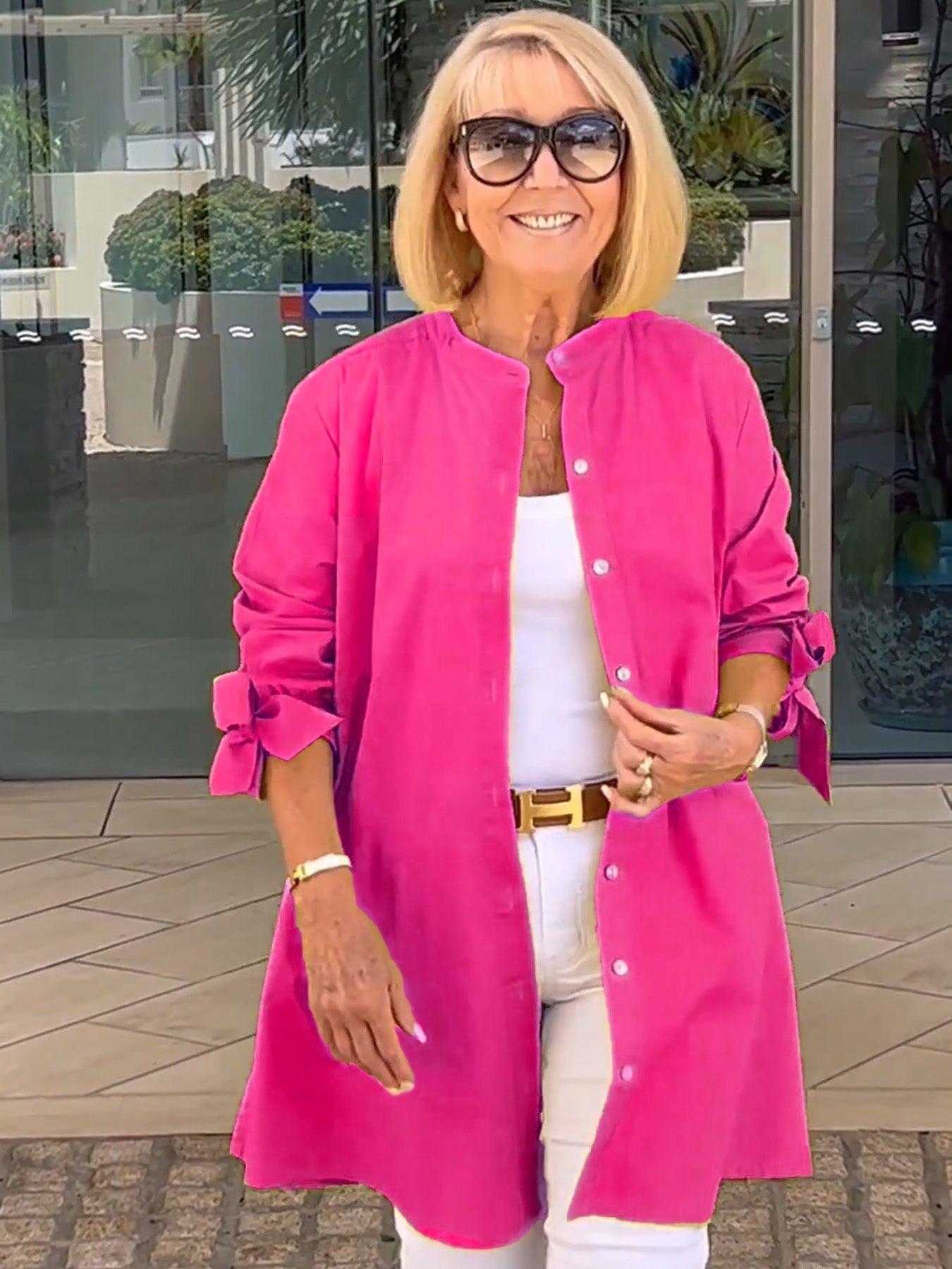 🌸Μακριά, καθαρά βαμβακερά μπουφάν για γυναίκες - LT 