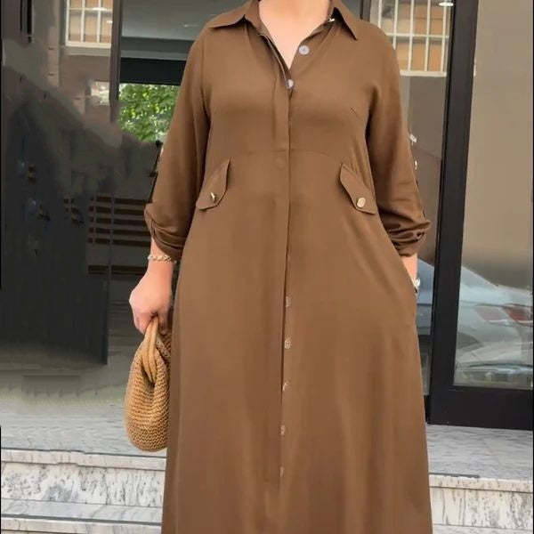 Dvojdielna súprava košele na gombíky a širokých nohavíc-SK