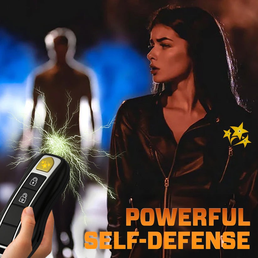 🛡️VORTAC V57 riboto leidimo 2025 m., automobilio raktelis su elektrošoku-LT