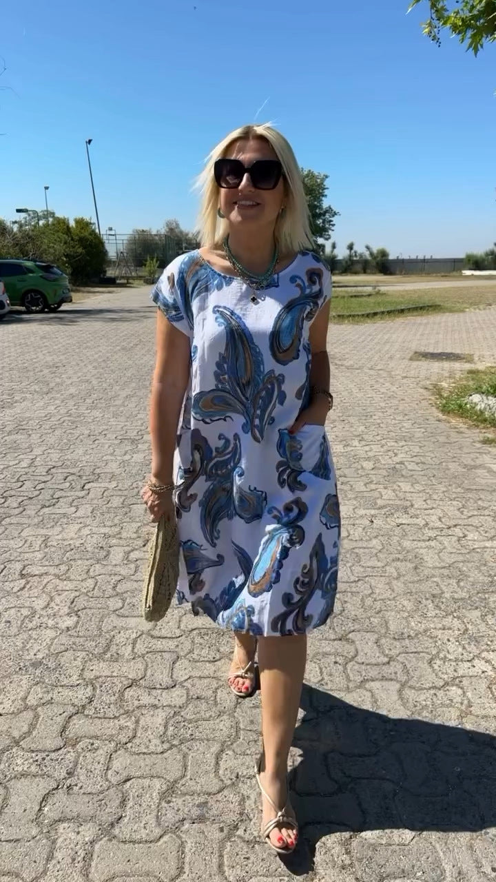 Βαμβακερό και λινό δωρεάν με στάμπα