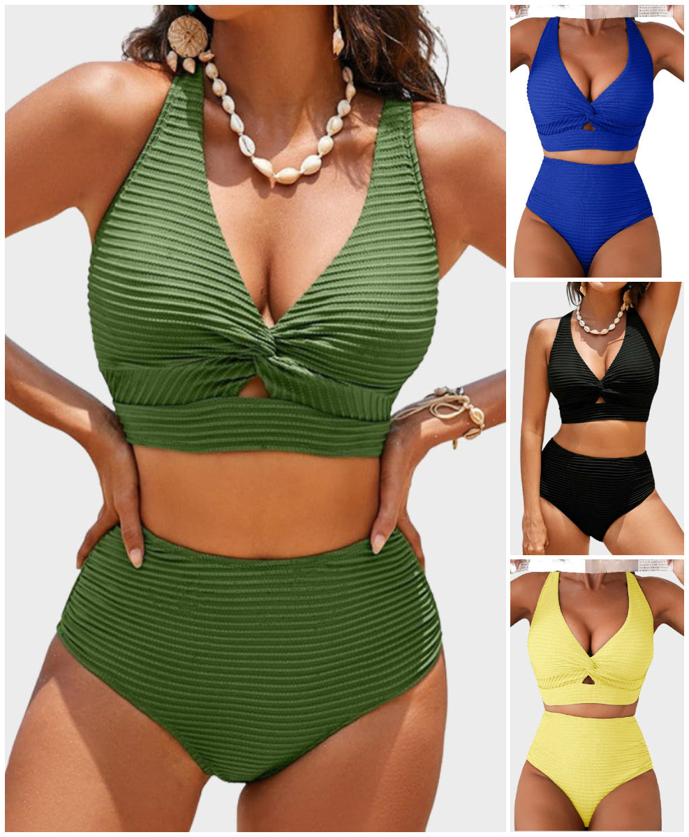 👙Σετ μπικίνι με ψηλή μέζει-GR 