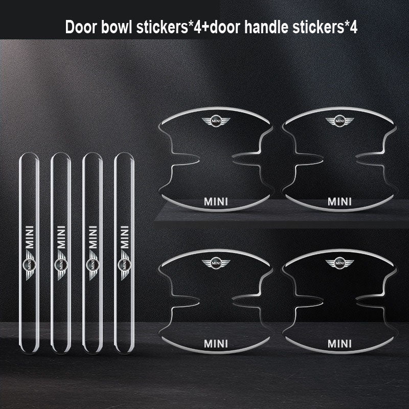 Sutirštinti automobilio durelių klijai su logotipu ✨8 vnt.✨--LT