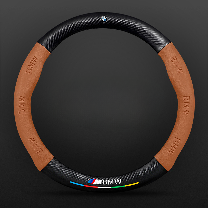 TrackVibe | Κάλυμμα τιμονιού από και σουέτ carbon - Anti-slip and wear-resistant-GR 