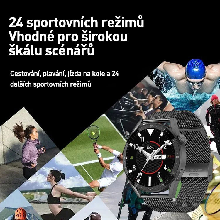 Reloj inteligente για την παρακολούθηση της γλυκόζης και το sangre sin dolor με τηλέφωνο Bluetooth 
