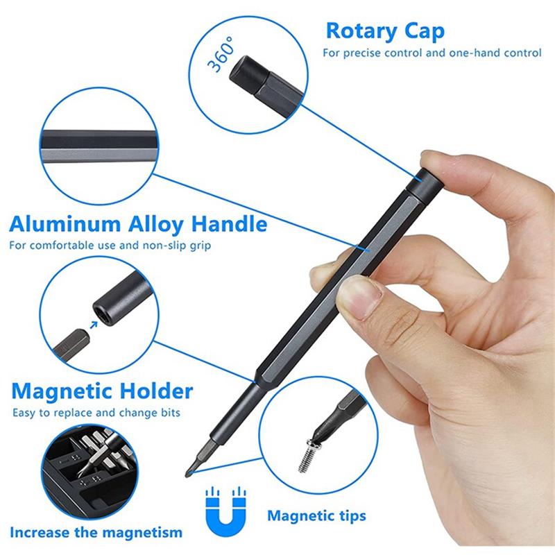 🔥Απαραίτητο για τους λάτρεις των DIY🧰Σετ κατσαβιδιών 24 σε 1-LT 